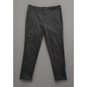 LULULEMON Mens Classic Fit 5-Pocket Warpstreme Pant Sz 34 Blue Active Chino